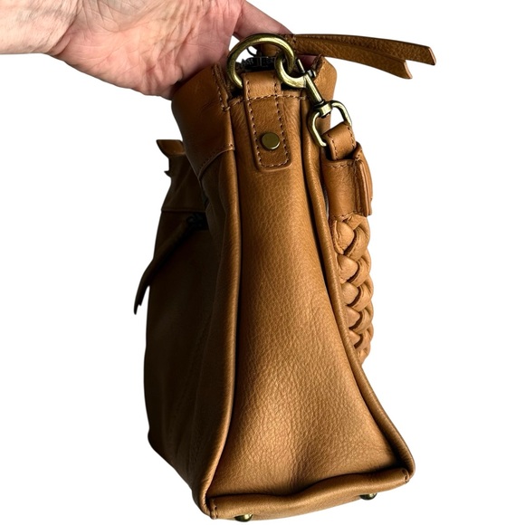 American Leather Co triple entry handbag - Picture 7 of 9